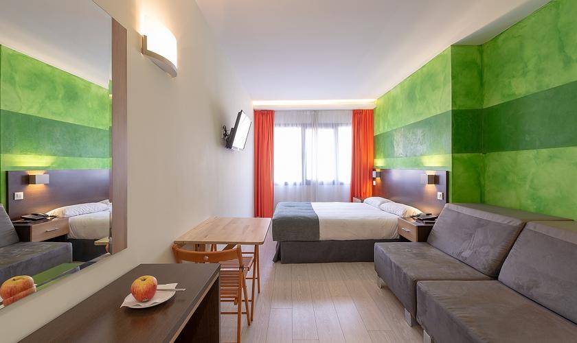 Camera matrimoniale/doppia con letti singoli  (1 - 2 persone) Apartamentos Recoletos Madrid